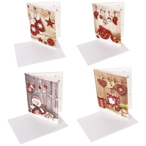 Pack Di 2 Biglietti Di Auguri Musicali Di Natale Con Busta E Luce Led - Foto 3