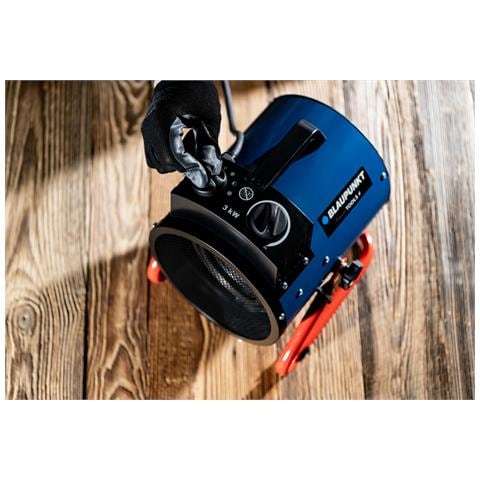 EH5010 Interno Nero, Blu, Rosso 3000 W Riscaldatore ambiente elettrico con ventilatore - Foto 2