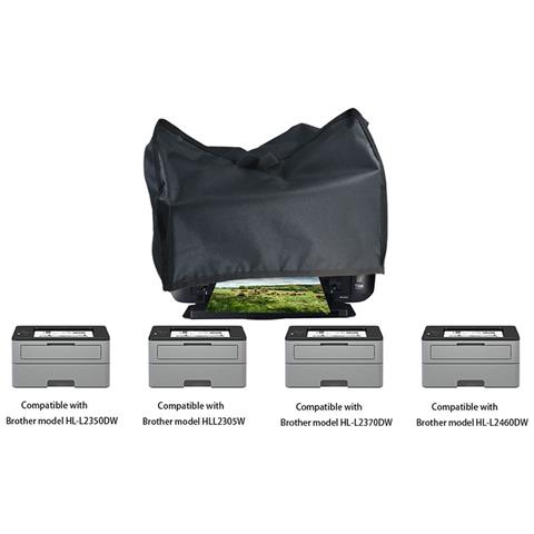 Copertura Antipolvere Per Stampante 53.2x42x35cm - Protezione Affidabile In Tessuto Oxford Nero - Foto 2