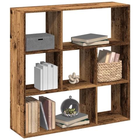 Libreria Divisorio Legno Antico 102x29x103,5 cm in Truciolato - Foto 2