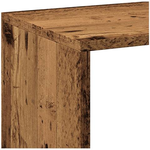 Libreria Divisorio Legno Antico 102x29x103,5 cm in Truciolato - Foto 9