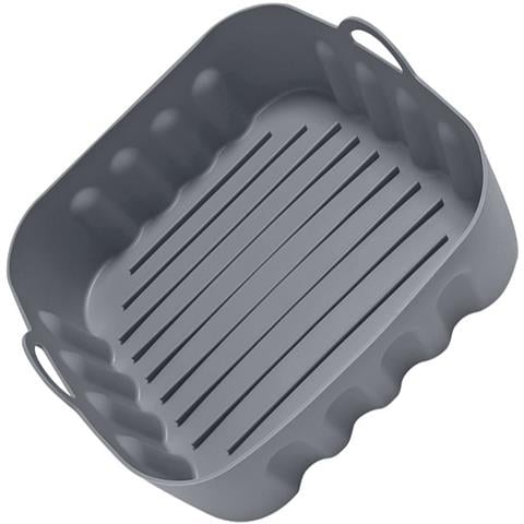 Padella Per Friggitrice Ad Aria Quadrata In Silicone Da 3.5l, Compatibile Con Xiaomi Maf01 Grey - Foto 1