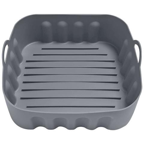 Padella Per Friggitrice Ad Aria Quadrata In Silicone Da 3.5l, Compatibile Con Xiaomi Maf01 Grey - Foto 2
