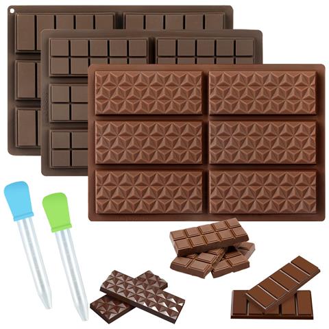 Set Di 3 Stampi In Silicone Per Cioccolato Dubai Senza Bpa - Foto 1