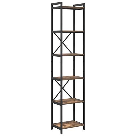 Libreria Rovere fumo 40 x 30 x 188 cm Legno multistrato - Foto 1