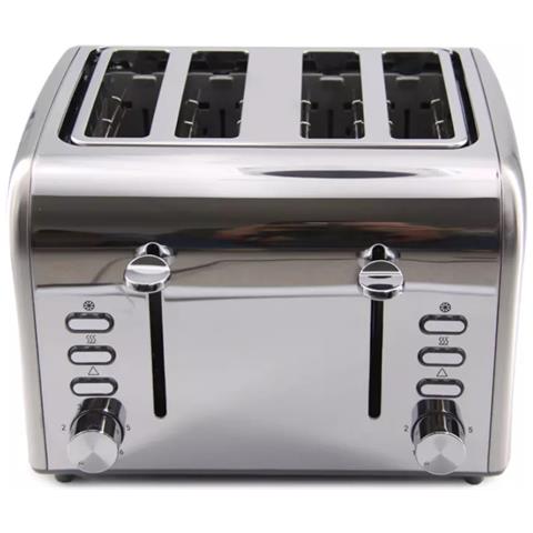 Tostapane A 4 Fette, 1600w, Grigio - 8698 - Foto 1