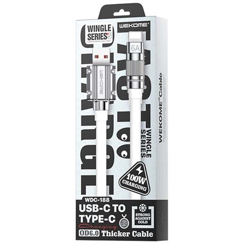 Cavo Usb-a A Usb-c Da 1 M Serie Wingle Ricarica E Trasferimento Dati Rapido, Bianco - Foto 4