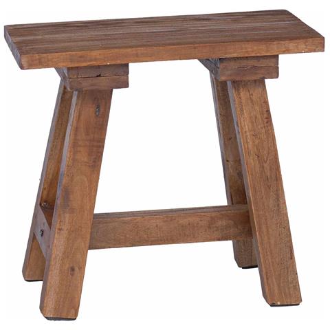 panchina Naturale 50,5 x 25 x 47,5 cm Legno massello di mogano - Foto 1