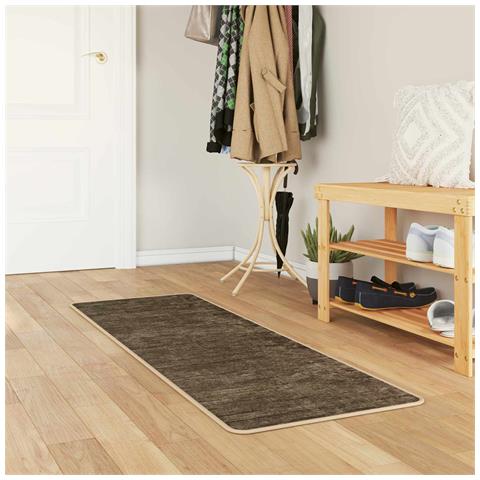 Runner Tappeto MARSA Verde Foresta 200 x 50 cm Poliestere e PVC - Foto 2