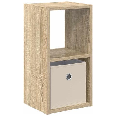 Comodino Rovere Sonoma 25,5 x 22 x 49,5 cm Legno multistrato - Foto 1