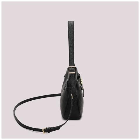 borsa a spalla media con lettere mimi-mua NERO - Foto 4