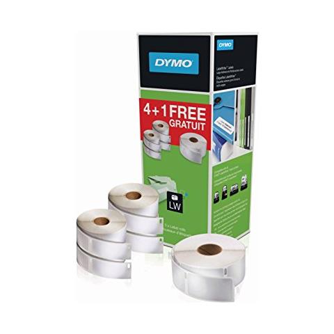 Rotoli Adesive per Etichettatrice Formato 36 mm x 89 mm Bianco - Foto 1