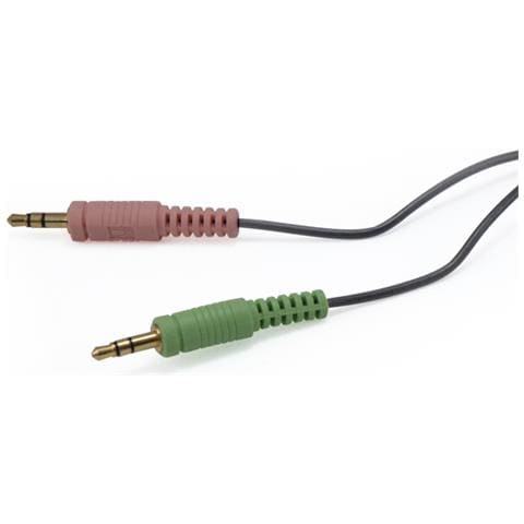 Cuffie con Microfono Connessione Cavo 2m - Nero / Grigio - Foto 2