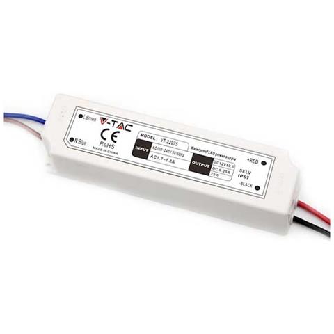 Alimentatore Strisce Led Impermeabile Esterno 12v 75w Ip67 1 Uscita V Tac Vt-22075 3235 - Foto 2