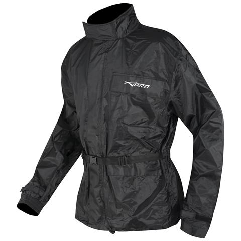 Tuta Impermeabile Antipioggia Giacca Pantaloni Antiacqua Moto Scooter Nero M - Foto 5