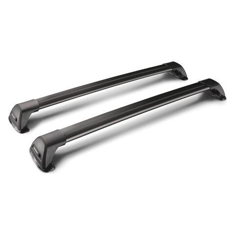 Flush Black, Coppia Barre Portatutto Telescopiche In Alluminio - 100 Cm - Foto 1