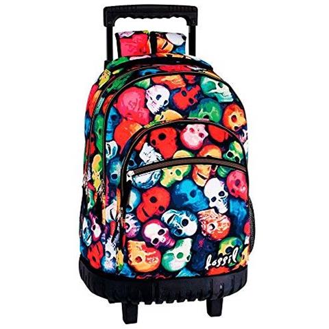 Mochila Grande 46cm Con Base Reforzada Compact Y Ruedas De Skull Valigia, 60 Cm, Multicolore (multicolor)  - Foto 1