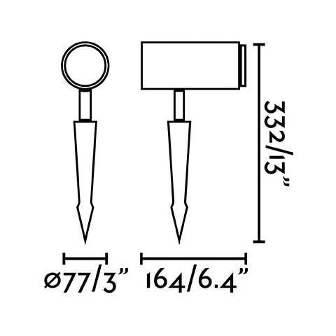 Plom Led, proiettore Con Palo Grigio Scuro, Faro Barcellona - Foto 2