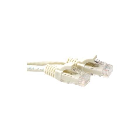 Cavo Rete - Categoria 6 - 1 m - 1 x RJ-45 Maschio Rete - 1 x RJ-45 Maschio Rete - Cavo patch - Avorio - Foto 1