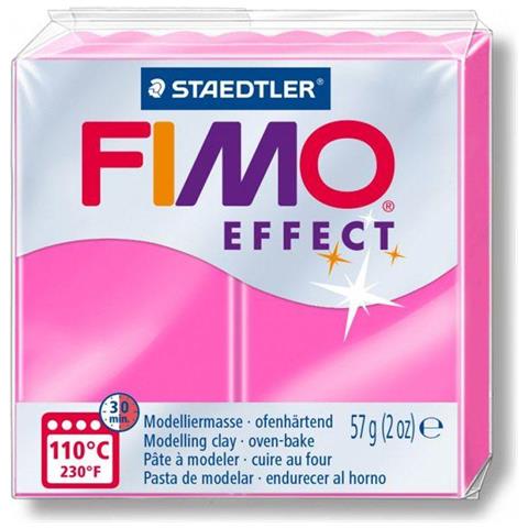 Fimo Paste 57 G - Effetto Neon - Fucsia - Foto 1