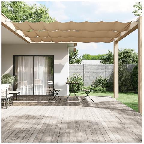 Paravento Verticale Grigio Talpa 100x1200 Cm In Tessuto Oxford - Foto 6