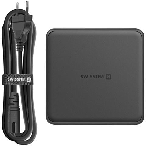 Hub Di Ricarica Gan 65w Per Tablet / Computer Multiporta Con 2 Usb-c / 2 Usb-a, Nero - Foto 5