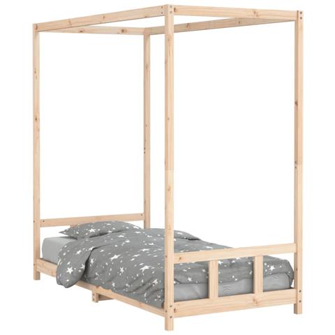 Giroletto per Bambini 90x190 cm in Legno Massello di Pino - Foto 2