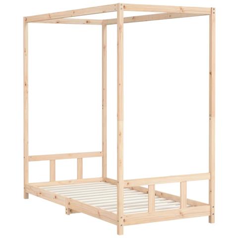 Giroletto per Bambini 90x190 cm in Legno Massello di Pino - Foto 3