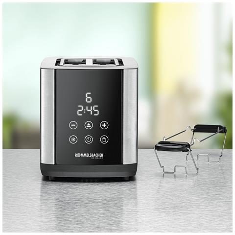 TO 850 tostapane 9 2 fetta /e 850 W Nero, Acciaio inox - Foto 2