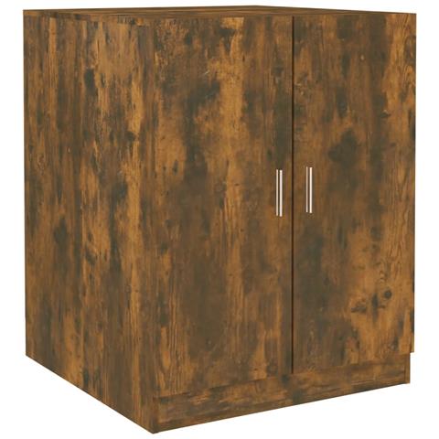 Mobile per Lavatrice Rovere Fumo in Legno Multistrato - Foto 8