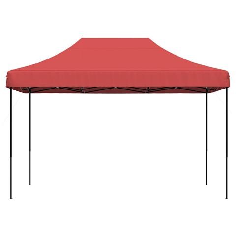 Tenda Da Festa Pieghevole Pop-up Bordò 410x279x315 Cm - Foto 3