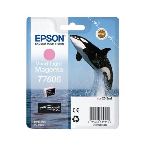 C13T76064N10 cartuccia d'inchiostro 1 pz Originale Magenta chiaro - Foto 1