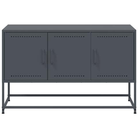 Mobile Tv Antracite 100,5x39x60,5 Cm In Acciaio - Foto 10