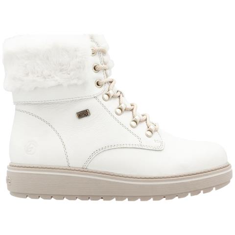 White Casual Closed Ladies Mid Height Boots Stivaletti Pelle Scarpe Donna Bianco Eu 37, D0u70-80 - Foto 3