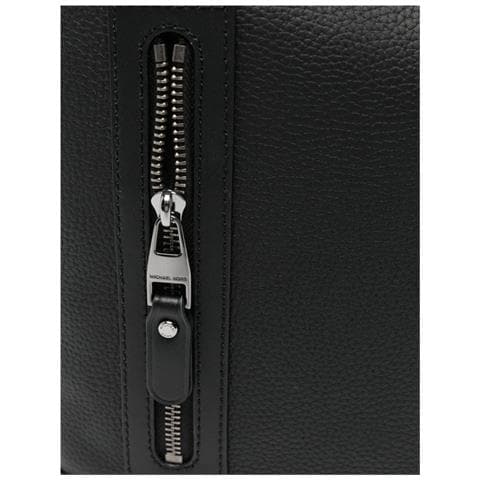 Black Casual Backpack Zaino Pelle Di Mucca Borse Uomo Nero Eu One Size, 33f4lhdb2l-001 - Foto 3