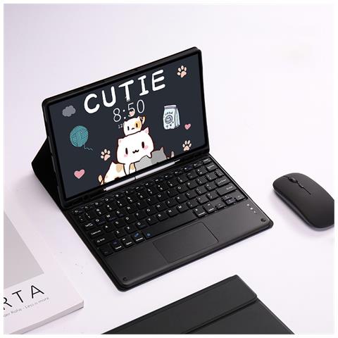 Set Di Tastiera E Mouse Bluetooth Per Samsung Galaxy Tab   Samsung Galaxy S9/s9 Fe/s10 10,9 Pollici - Foto 4