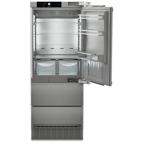 ECBNe 7870 Frigo Congelatore Integrabile Argento - Foto 4