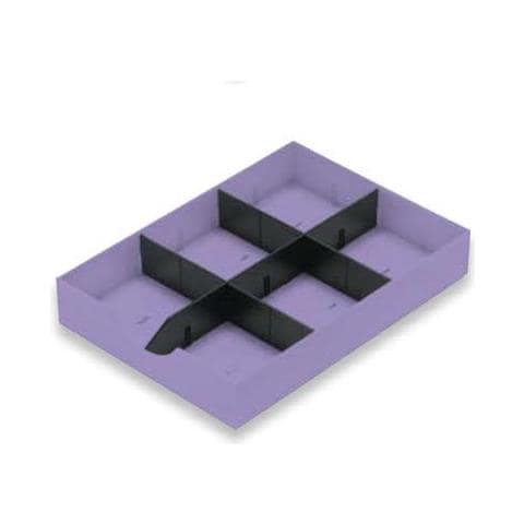 268-405.65 Vassoio Da Scrivania Polistirolo Nero, Lillà - Foto 1