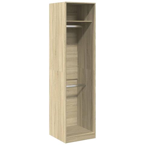 Armadio Rovere Sonoma 50x50x200 Cm In Legno Multistrato - Foto 2