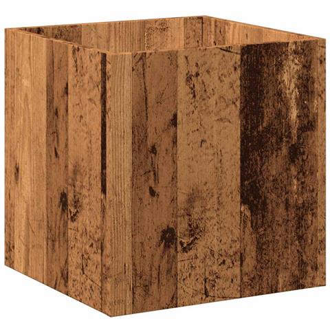 Fioriera Legno Antico 40x40x40 Cm In Legno Multistrato - Foto 2