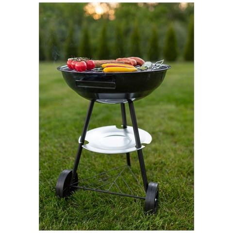 GC301 barbecue per l'aperto e bistecchiera Grill Kettle Carbone (combustibile) Nero - Foto 2