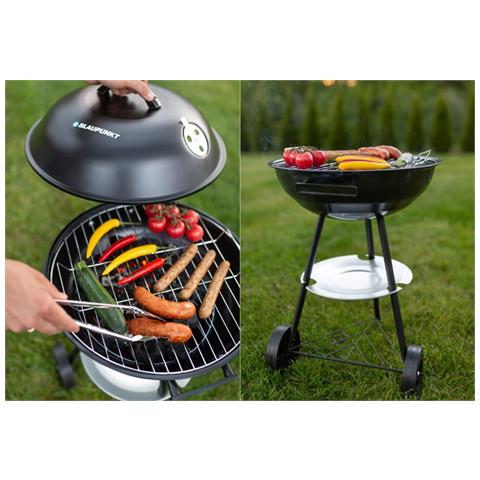 GC301 barbecue per l'aperto e bistecchiera Grill Kettle Carbone (combustibile) Nero - Foto 5