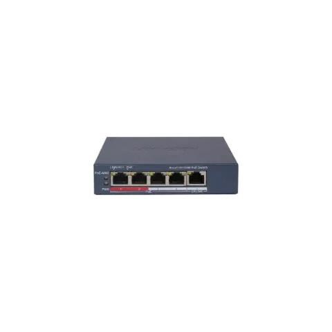 DS-3E1105P-EIV2 switch di rete Gestito Fast Ethernet (10/100) Supporto Power over Ethernet (PoE) Grigio - Foto 1