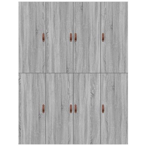 Struttura Letto con Contenitore Grigia Sonoma 150x200 cm - Foto 9