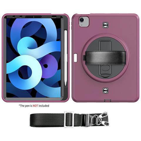 Custodia Per Ipad Pro 12.9” Con Supporto E Tracolla Viola - Foto 2