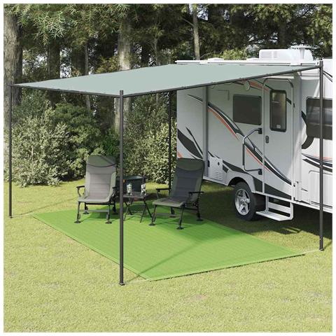 Tappeto da Tenda Verde Chiaro 250x350 cm HDPE - Foto 2