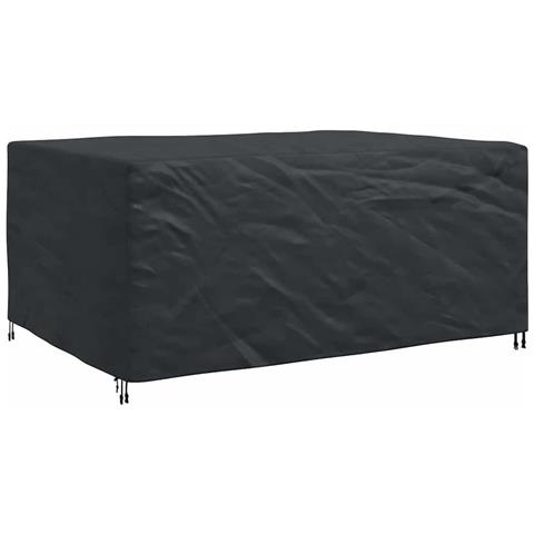 Copertura per mobili da esterno Nero 240 x 180 x 100 cm 210D - Foto 1