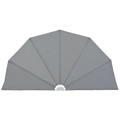 Tenda Laterale Per Terrazza Pieghevole Grigio 160 Cm - Foto 1