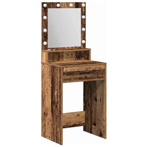 Tavolo da Toeletta con cassetto Legno vecchio 50 x 41 x 135 cm - Foto 1