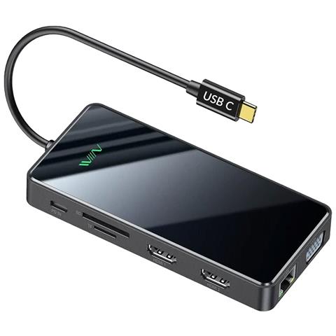 40-4136 replicatore di porte e docking station per laptop Cablato USB 3.2 Gen 2 (3.1 Gen 2) Type-C - Foto 1
